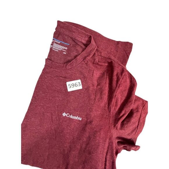 Columbia Sportswear Mens S/CH/TP Performance T-Shirt Cotton/Polyester/Spandex Bl - Picture 2 of 7